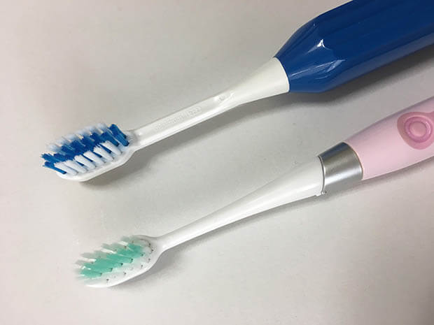 ハピカ歯ブラシとシステマ音波電動歯ブラシ